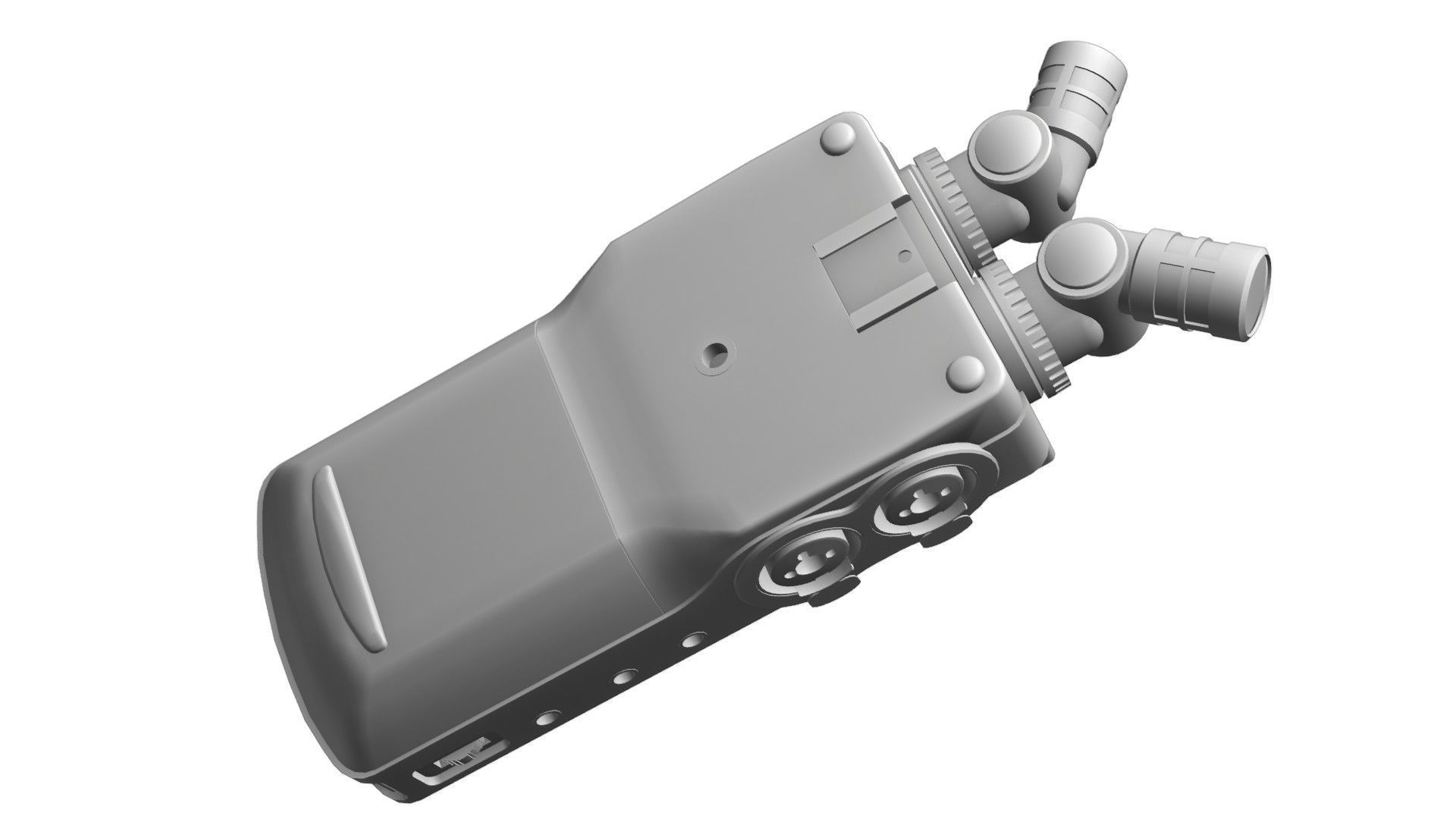 Tascam Portacapture X8 Low-poly 3D model_9