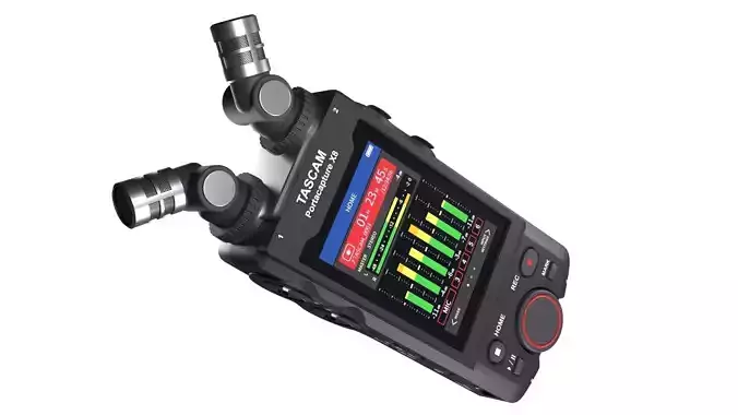 Tascam Portacapture X8 Low-poly 3D model