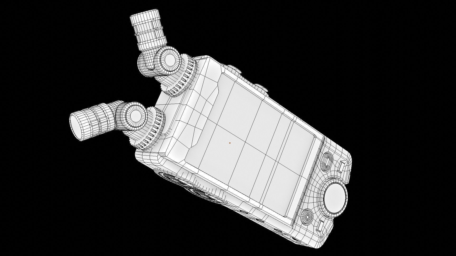 Tascam Portacapture X8 Low-poly 3D model_12