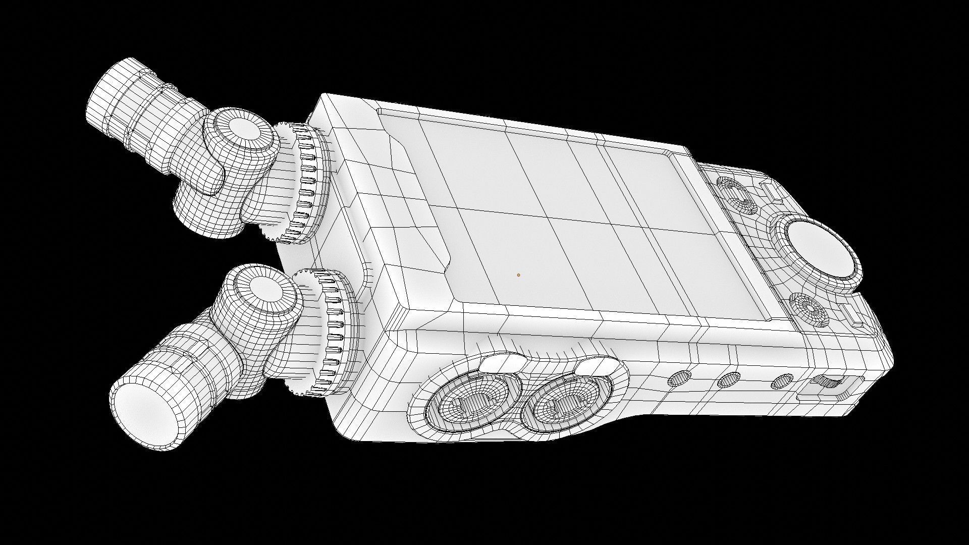 Tascam Portacapture X8 Low-poly 3D model_14