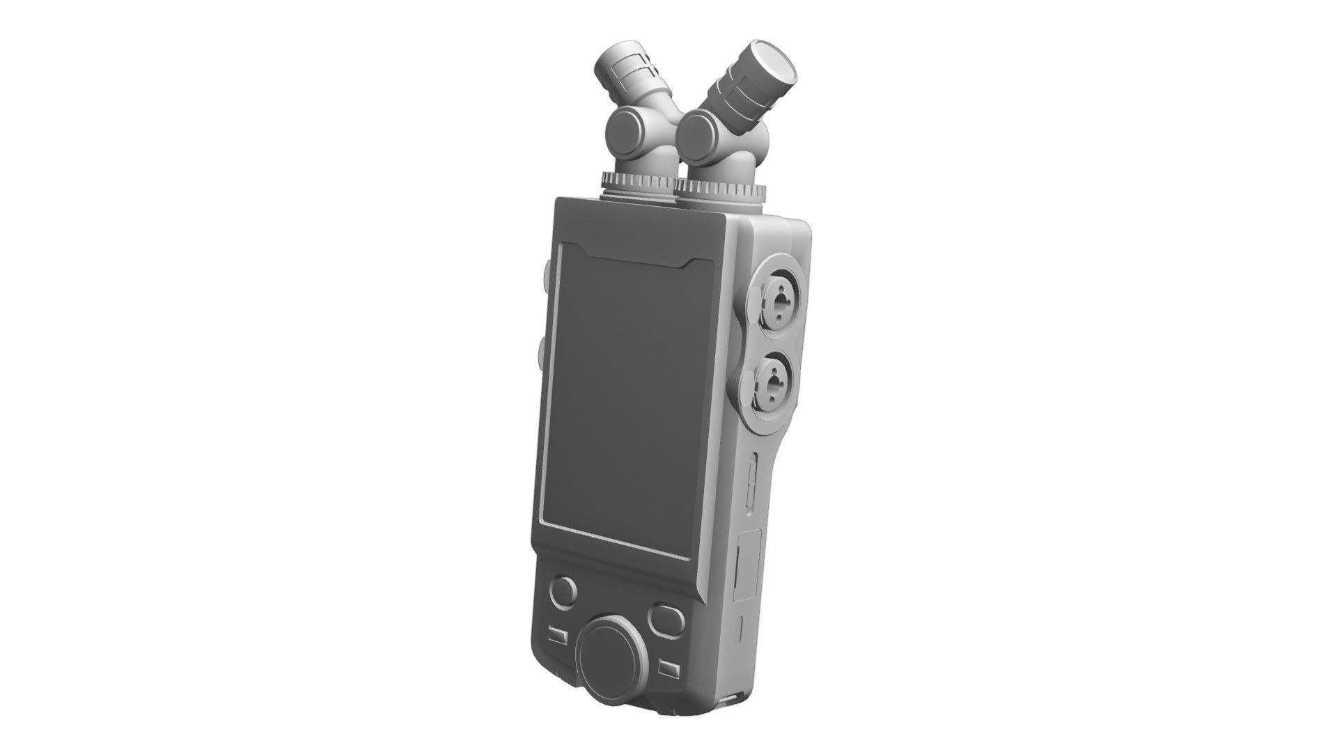 Tascam Portacapture X8 Low-poly 3D model_11
