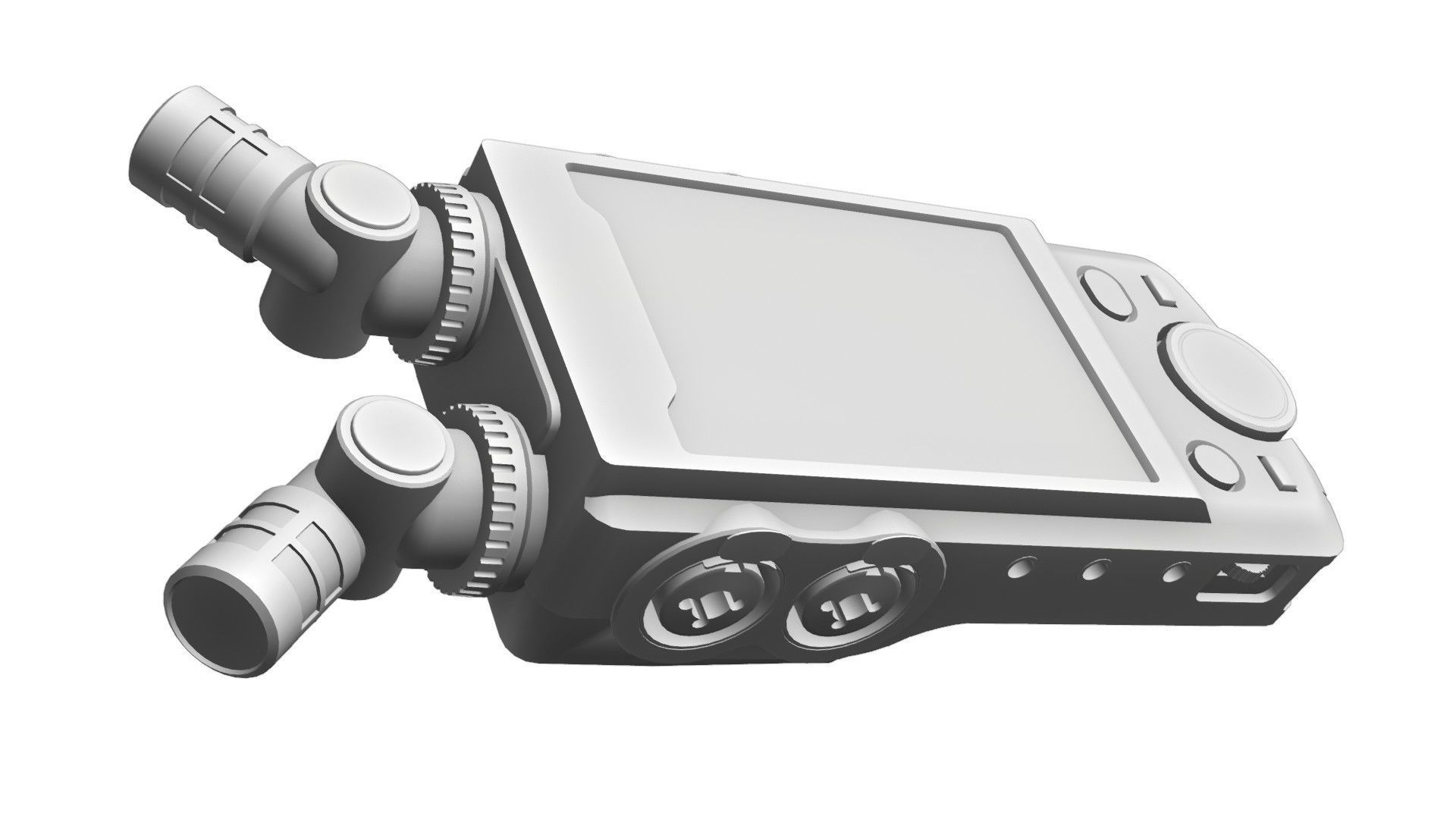 Tascam Portacapture X8 Low-poly 3D model_17