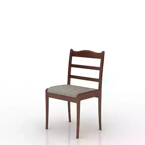 Classic Wooden Chair 3D model