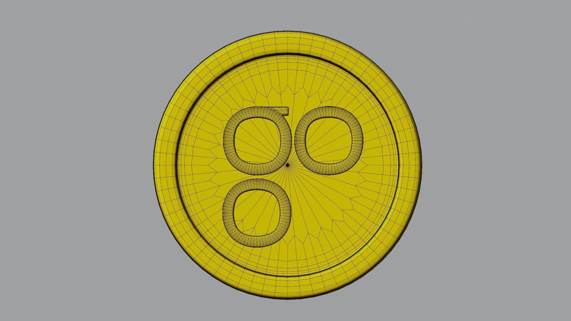 Omisego Coin Low-poly 3D model_11
