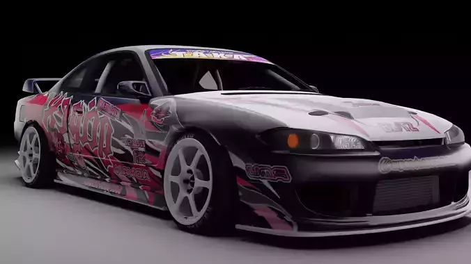 Nissan Silvia S15 Dmax Gripex Garage 3D model