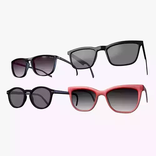 Sunglasses Collection EyeWear Vol 2 Low-poly 3D model