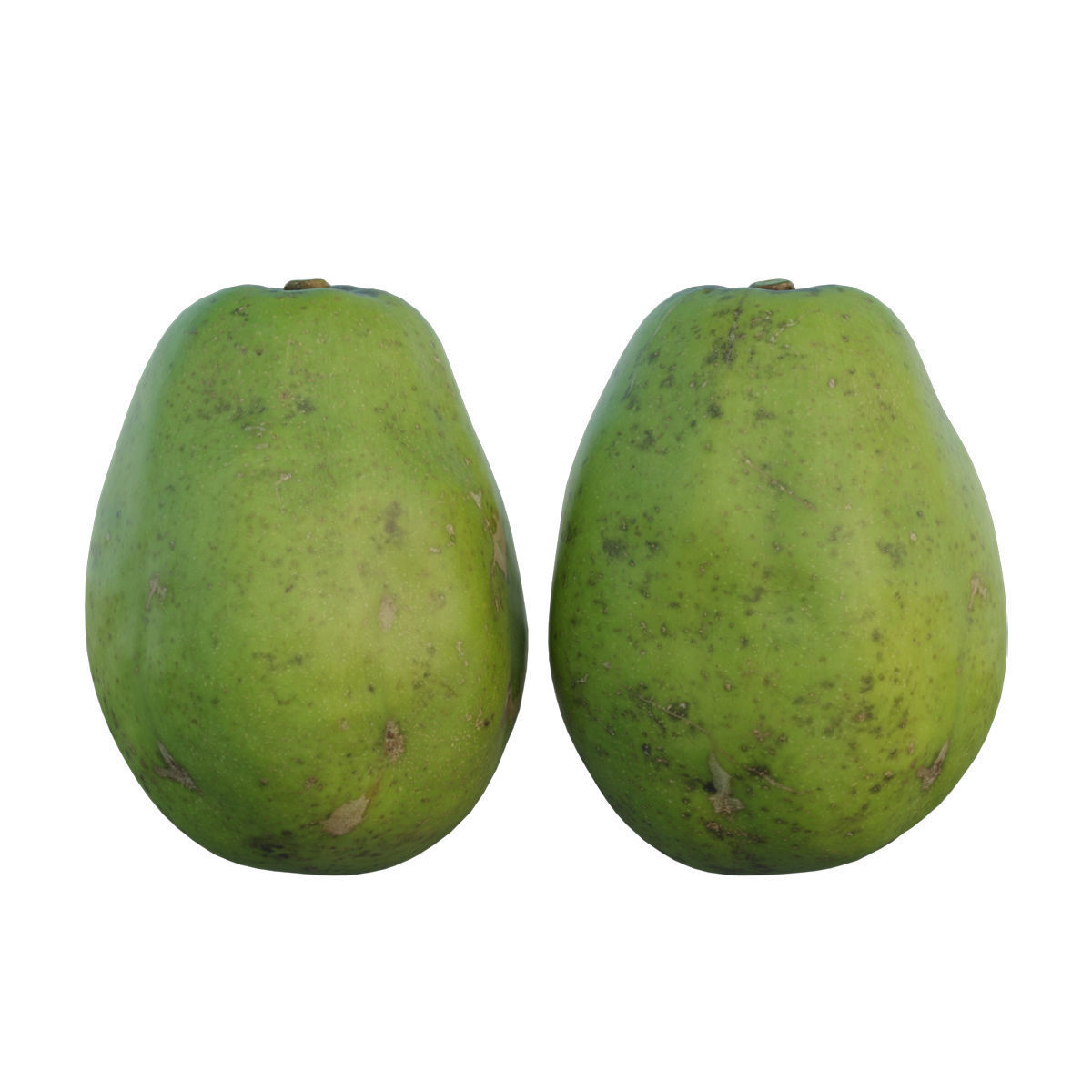 ambarella papaya fruit 3D model_3