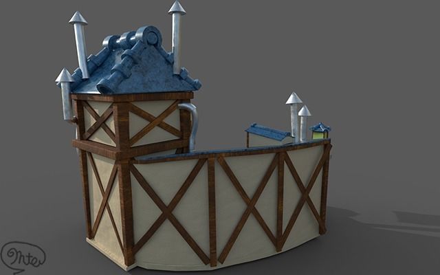 Magic Bar Low-Poly 3D Model Low-poly 3D model_4