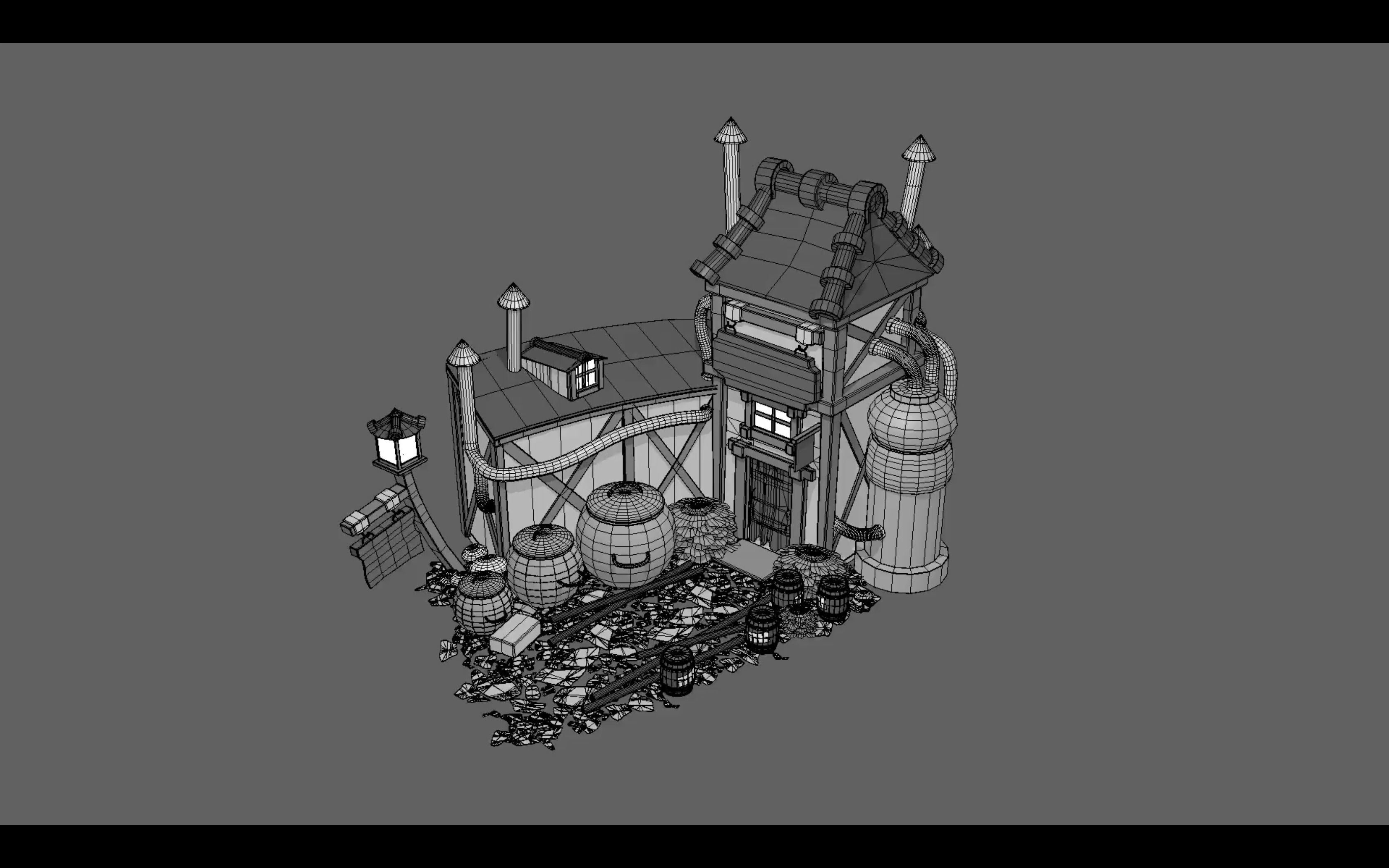 Magic Bar Low-Poly 3D Model Low-poly 3D model_8