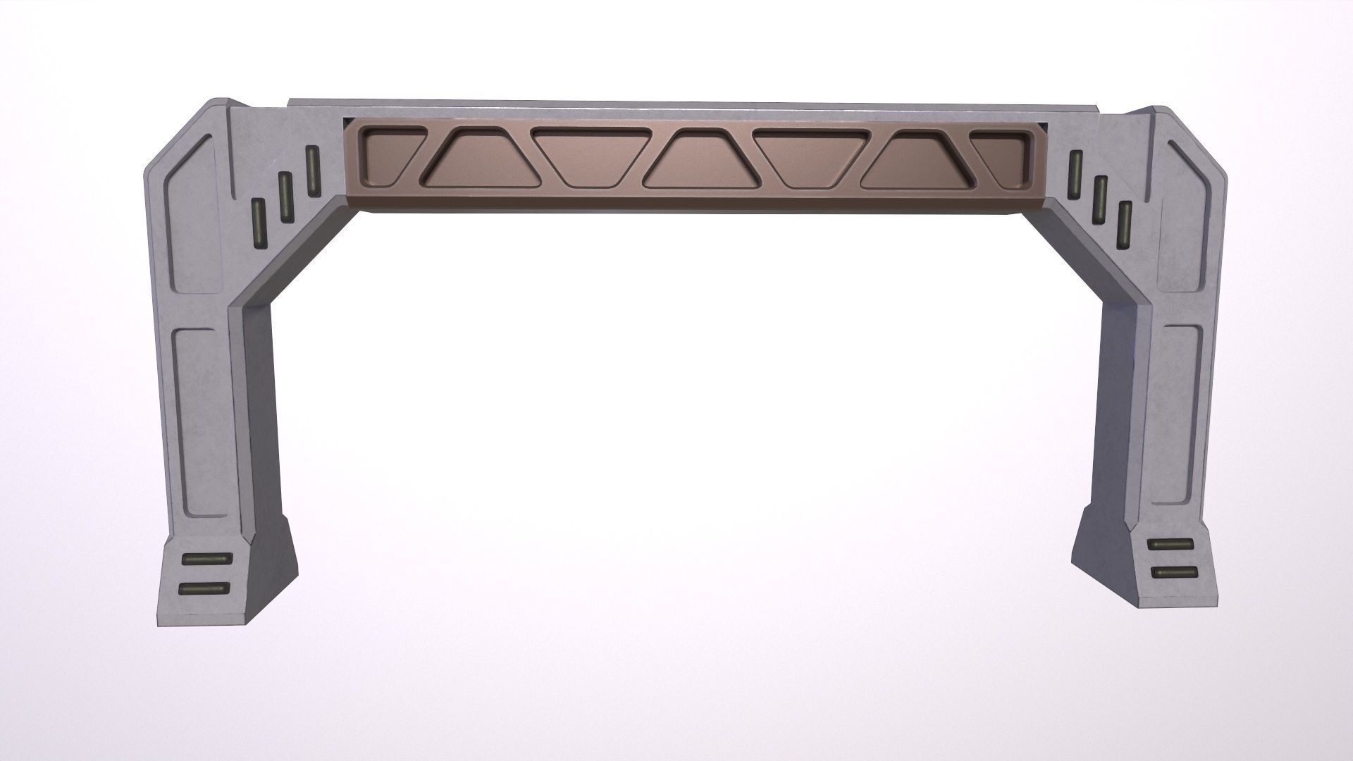 sci-fi Architecture PBR Panels kitbash Low-poly 3D model_19