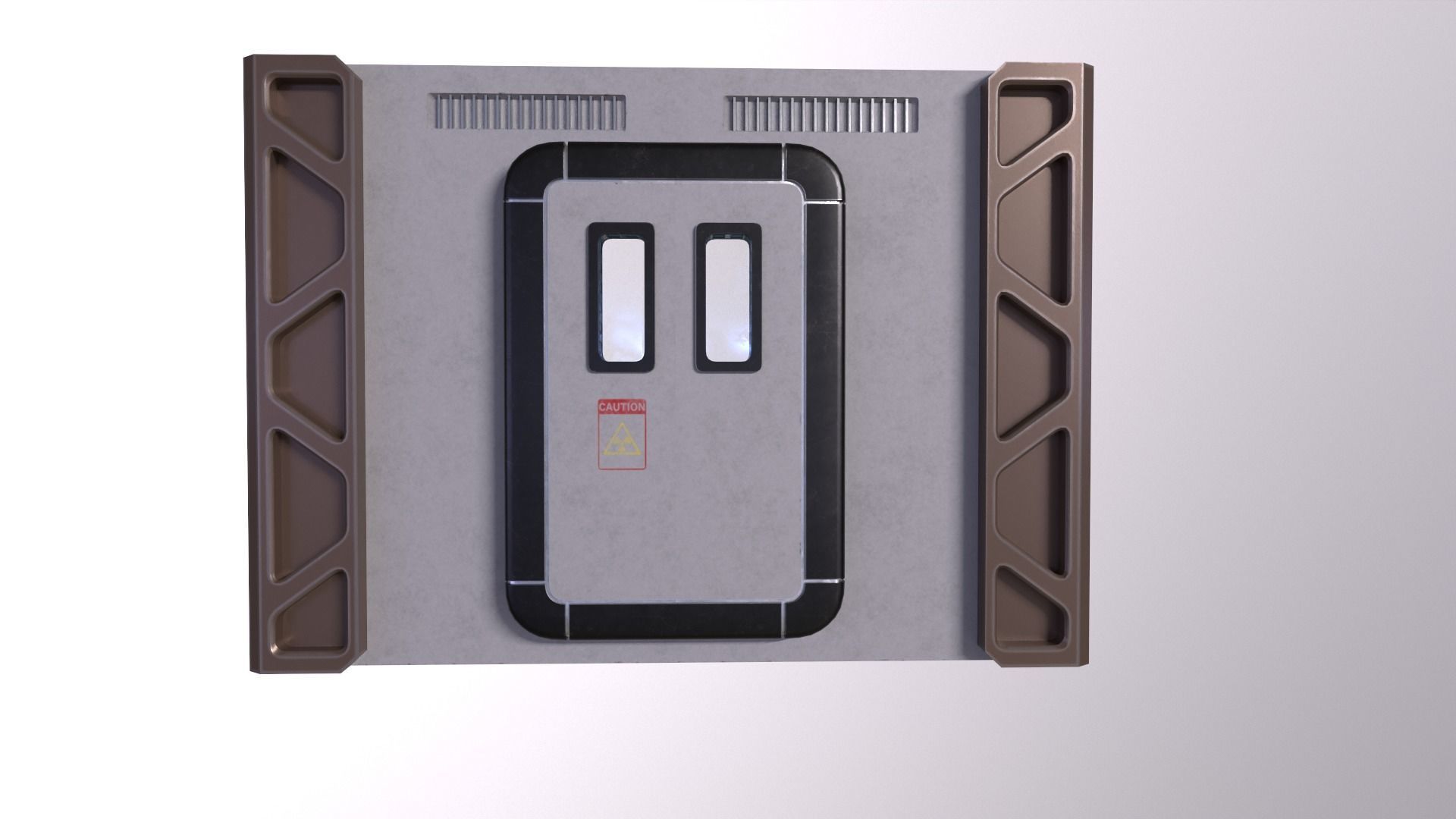 sci-fi Architecture PBR Panels kitbash Low-poly 3D model_21