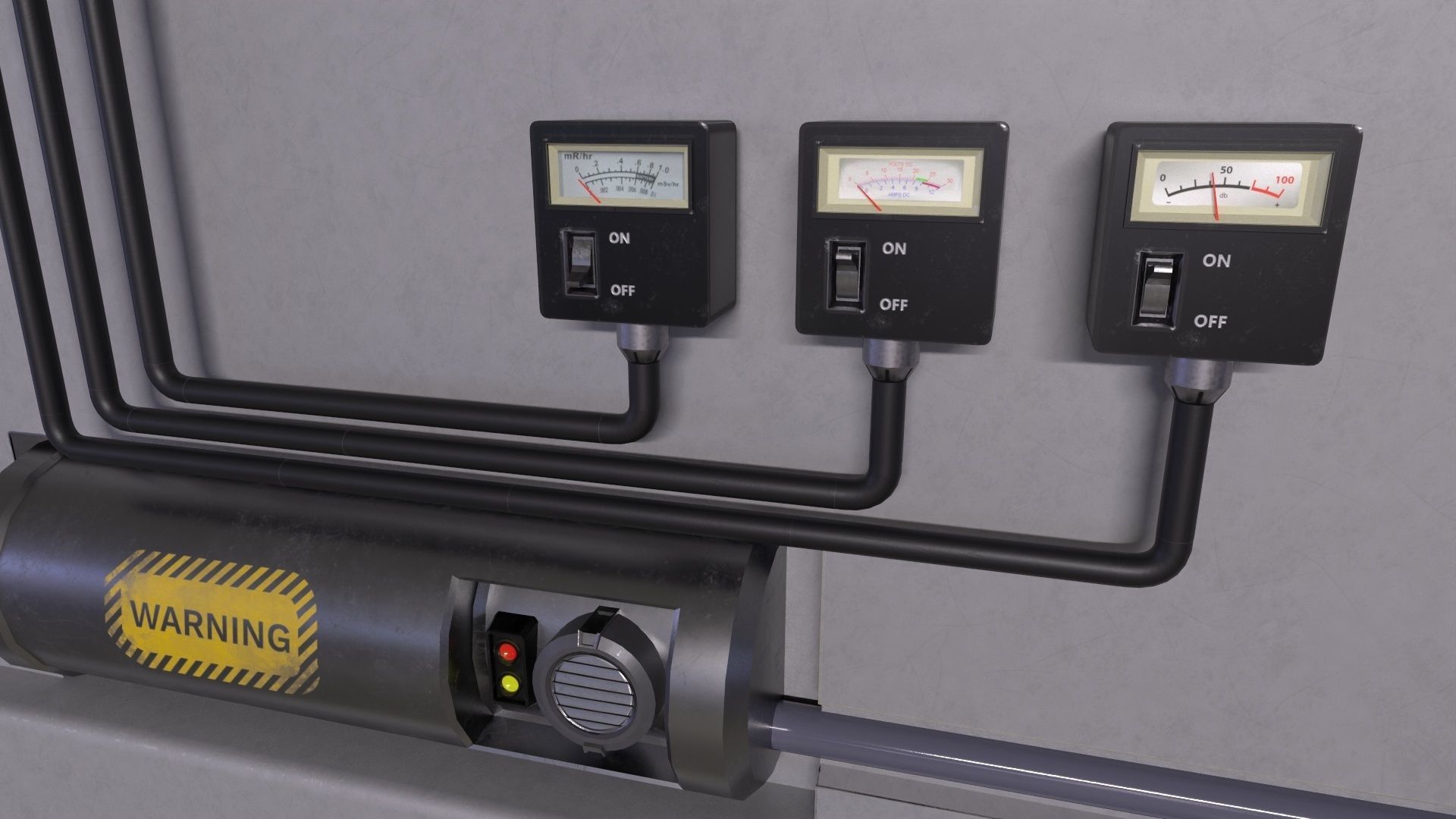 sci-fi Architecture PBR Panels kitbash Low-poly 3D model_9