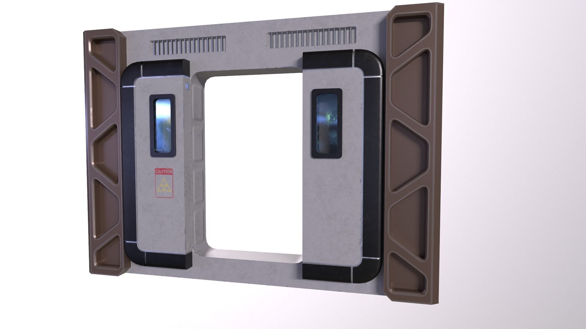 sci-fi Architecture PBR Panels kitbash Low-poly 3D model_23