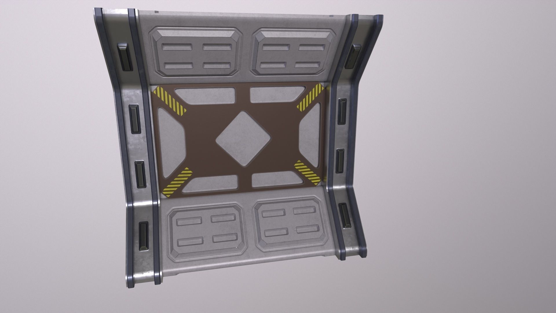 sci-fi Architecture PBR Panels kitbash Low-poly 3D model_12