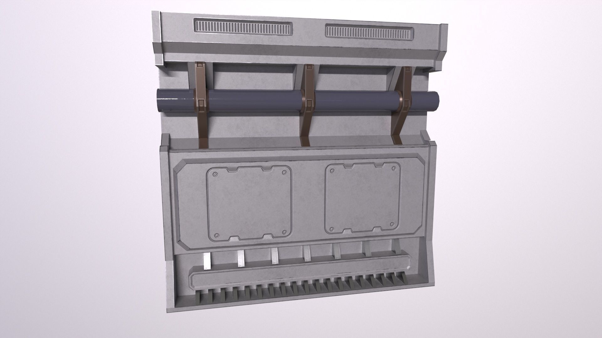 sci-fi Architecture PBR Panels kitbash Low-poly 3D model_5