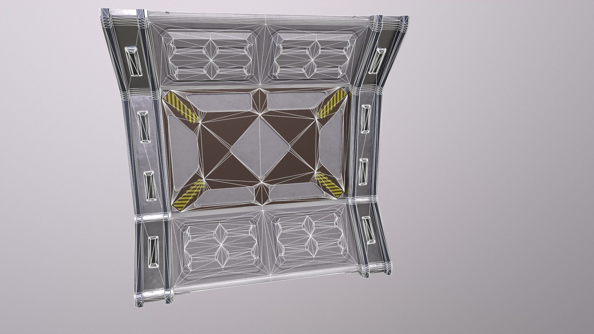 sci-fi Architecture PBR Panels kitbash Low-poly 3D model_15