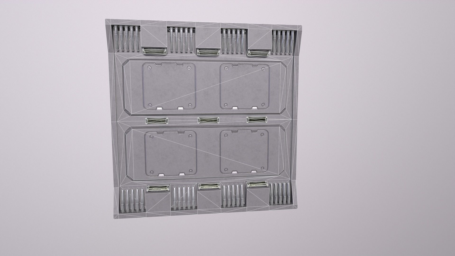 sci-fi Architecture PBR Panels kitbash Low-poly 3D model_18