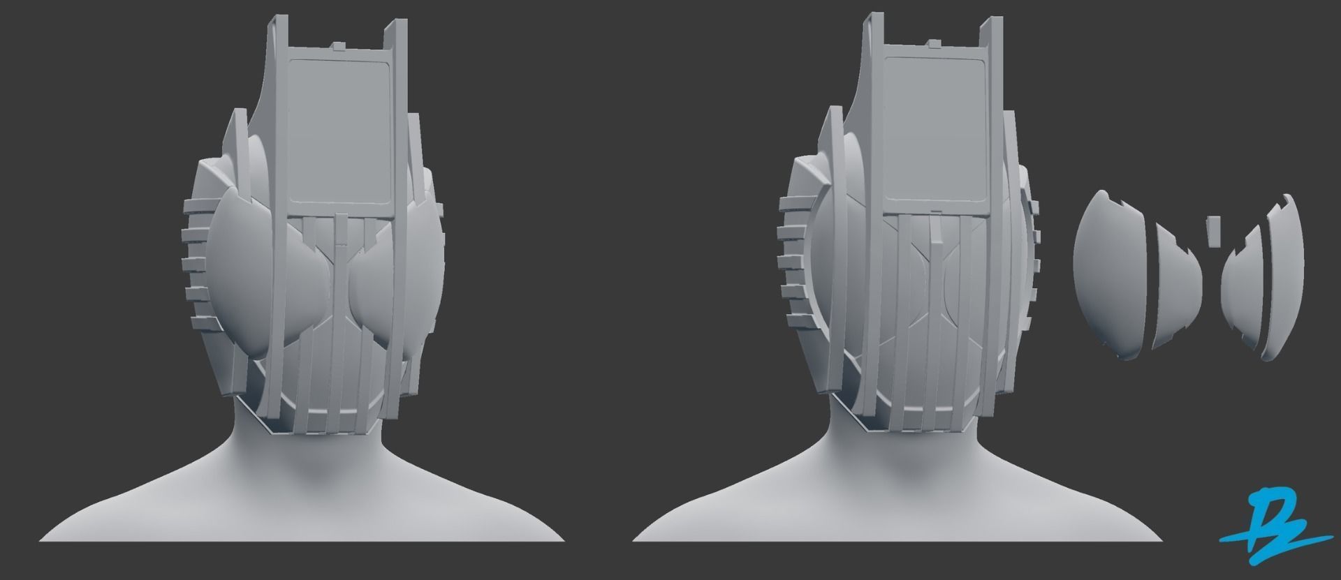 Kamen rider Decade Complete form 3D print model_4