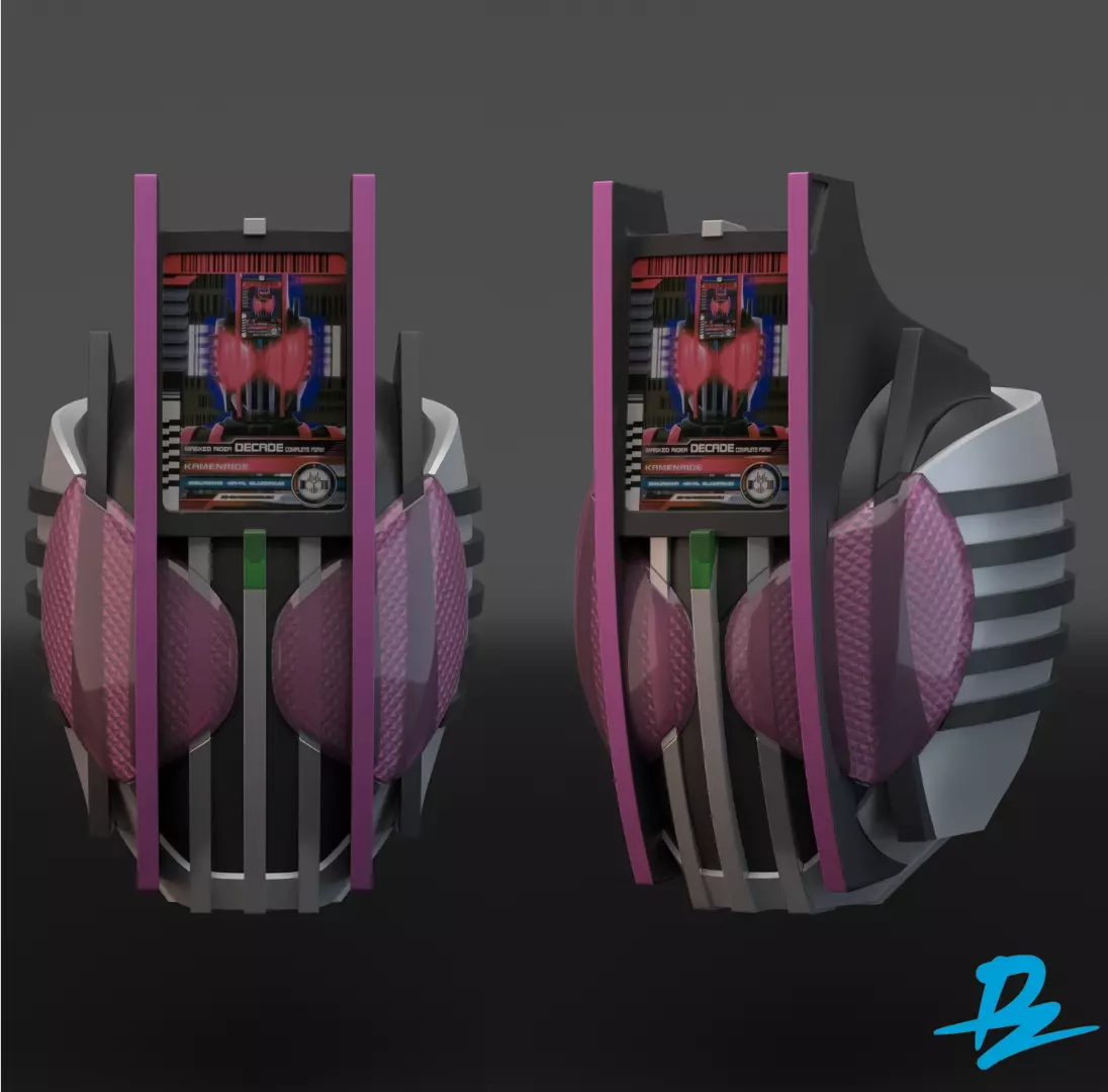 Kamen rider Decade Complete form 3D print model_0