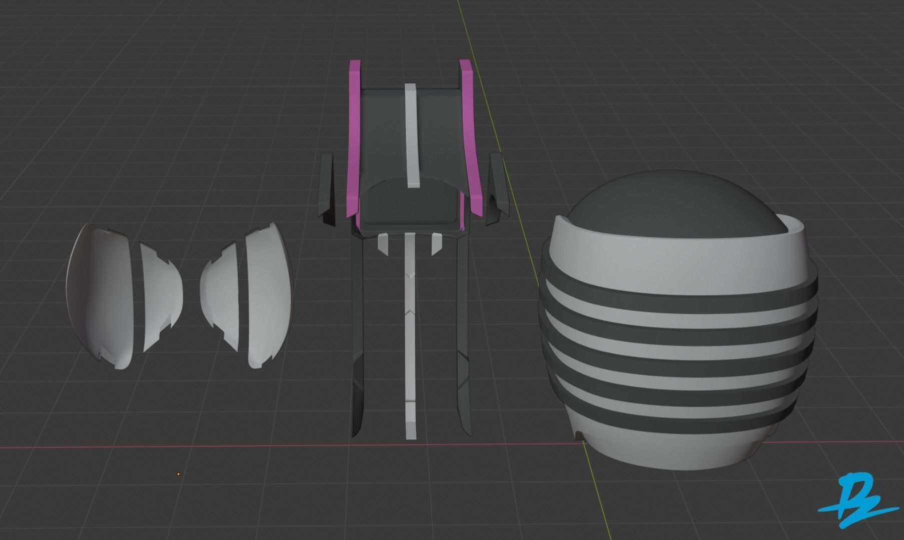 Kamen rider Decade Complete form 3D print model_3