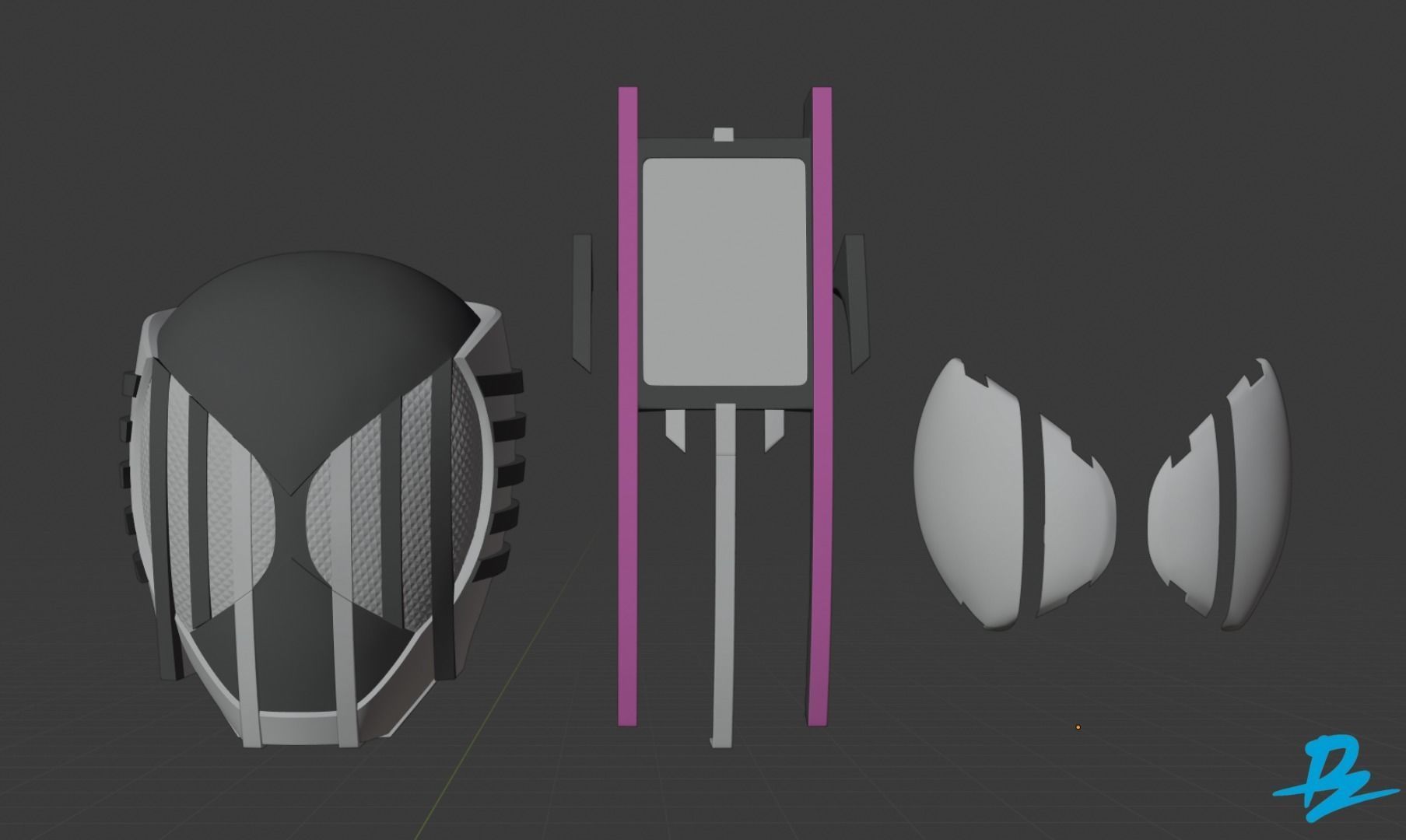 Kamen rider Decade Complete form 3D print model_2