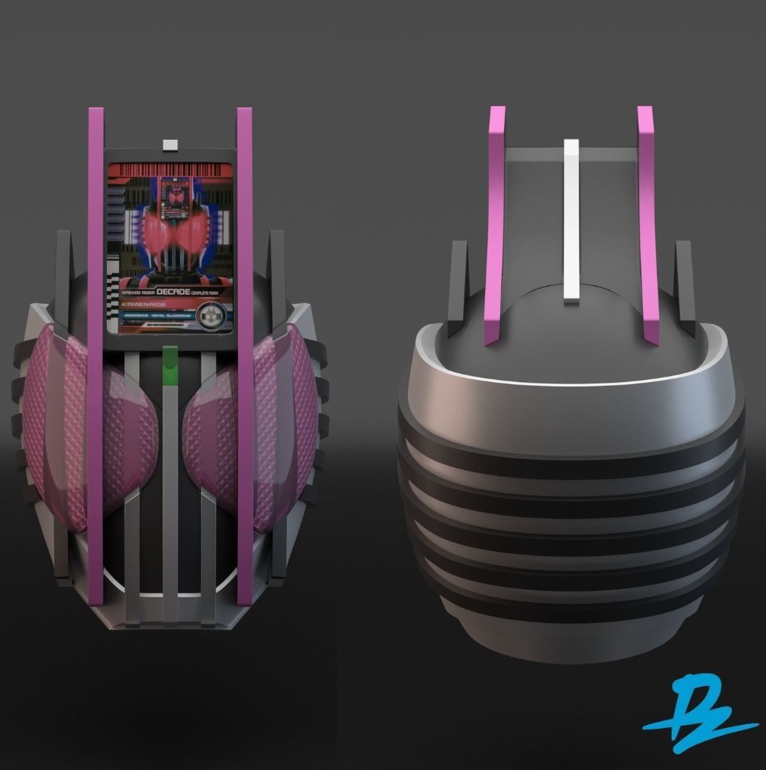 Kamen rider Decade Complete form 3D print model_1