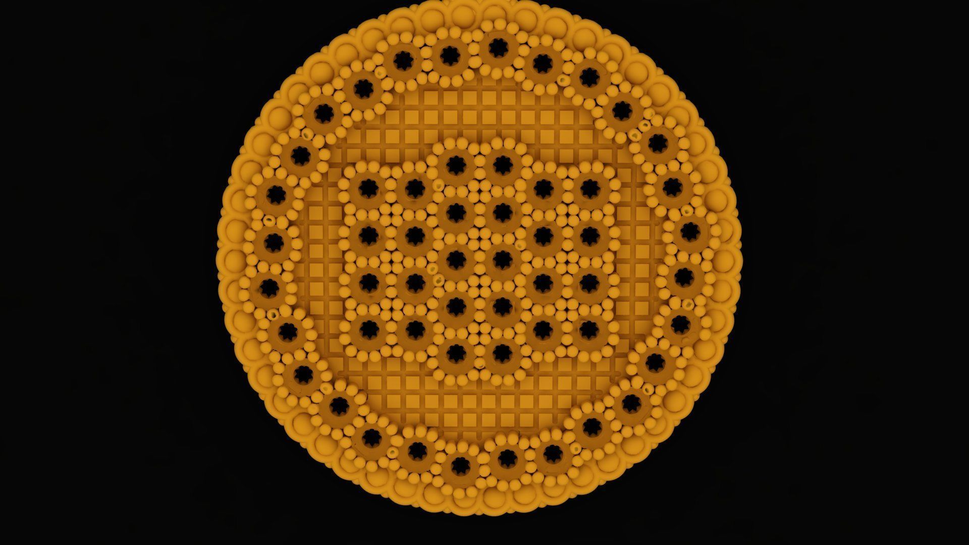 emerald necklace 3D print model_7