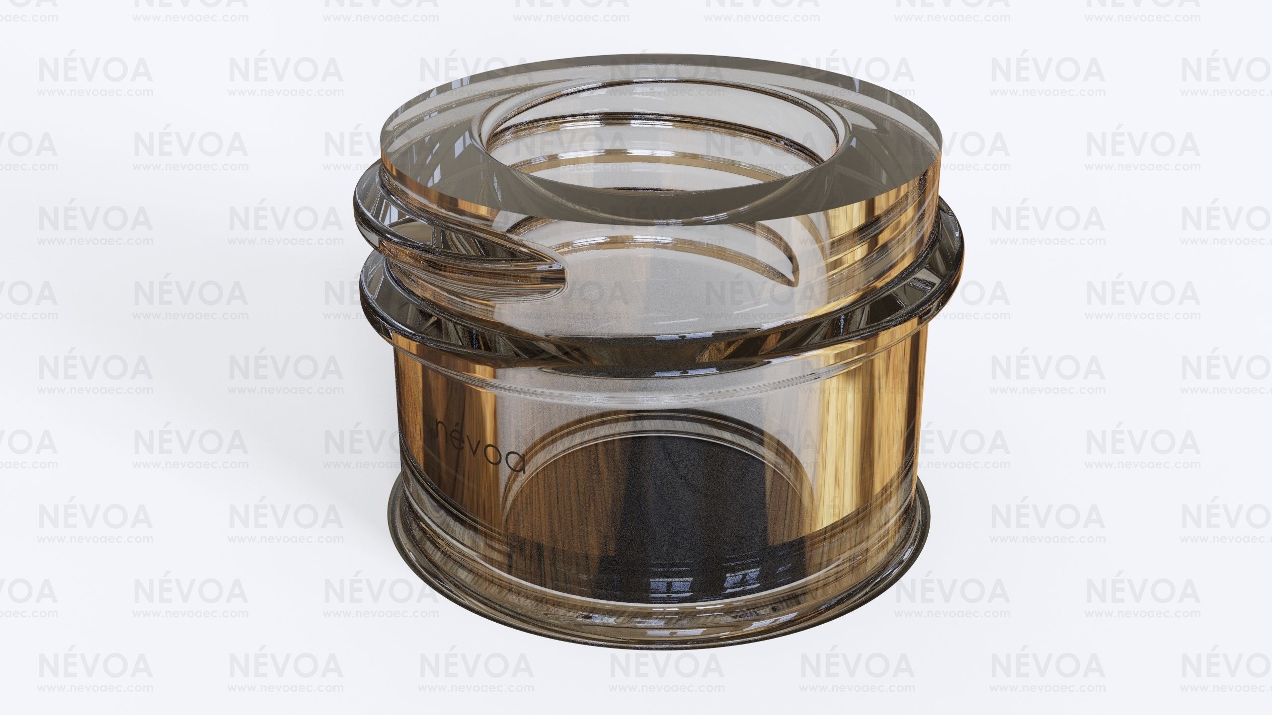 Neck finish - SP 410 - 22 - L - voluntary standard 3D model_1