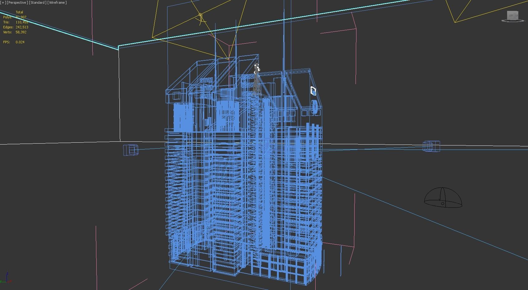 Office Tower Building 3D model_16