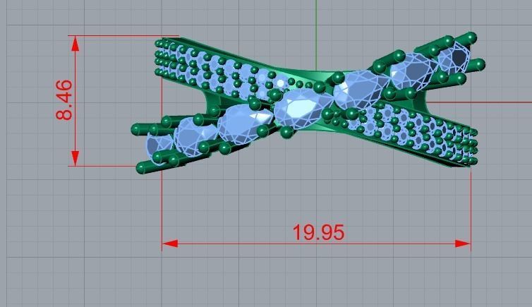 jewelry ring 3D print model_3