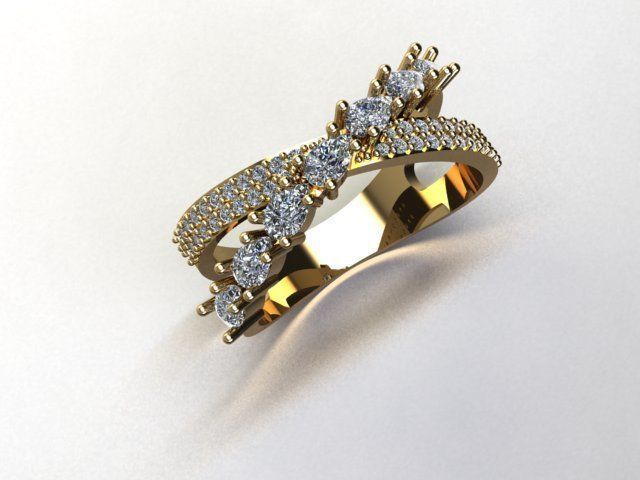 jewelry ring 3D print model_2