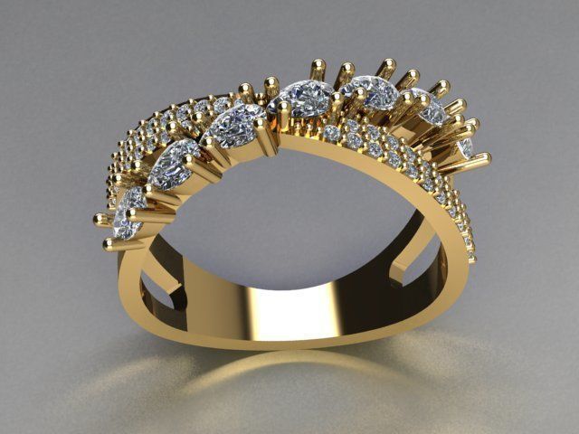 jewelry ring 3D print model_1