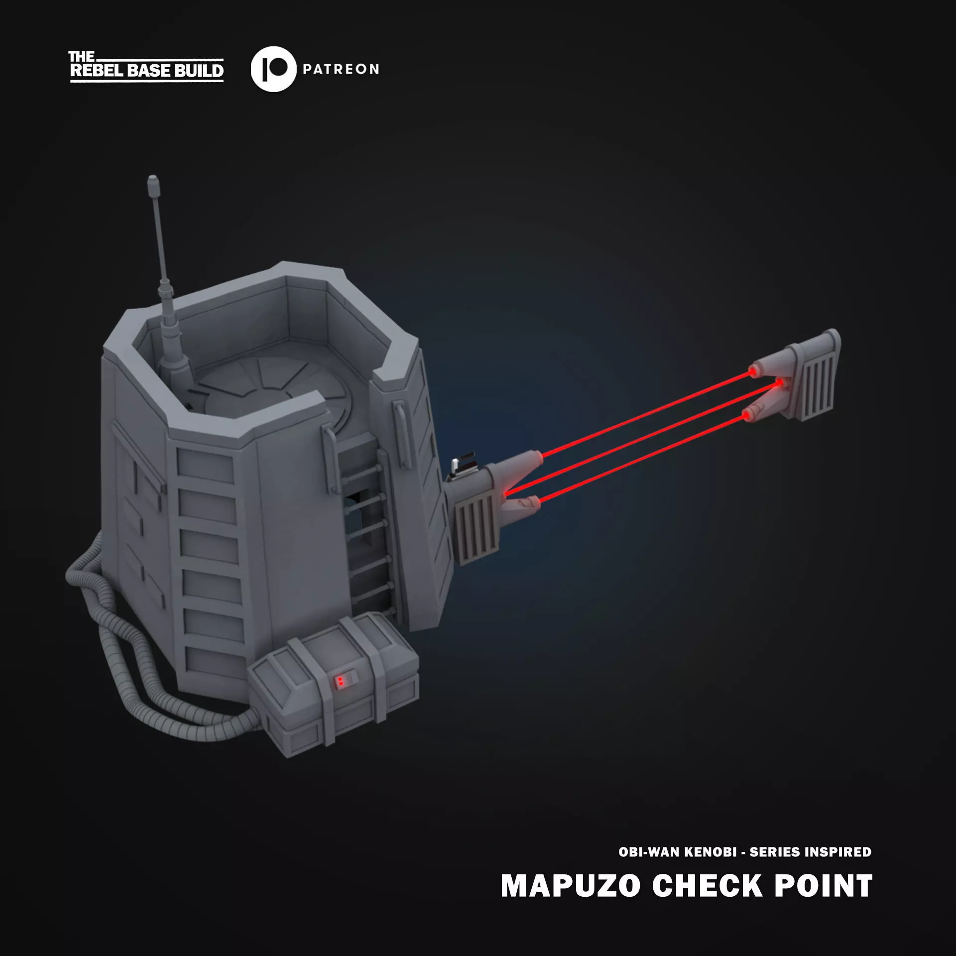 Mapuzo Outpost - ObiWan Kenobi Series Diroama - Black Series TVC 3D print model