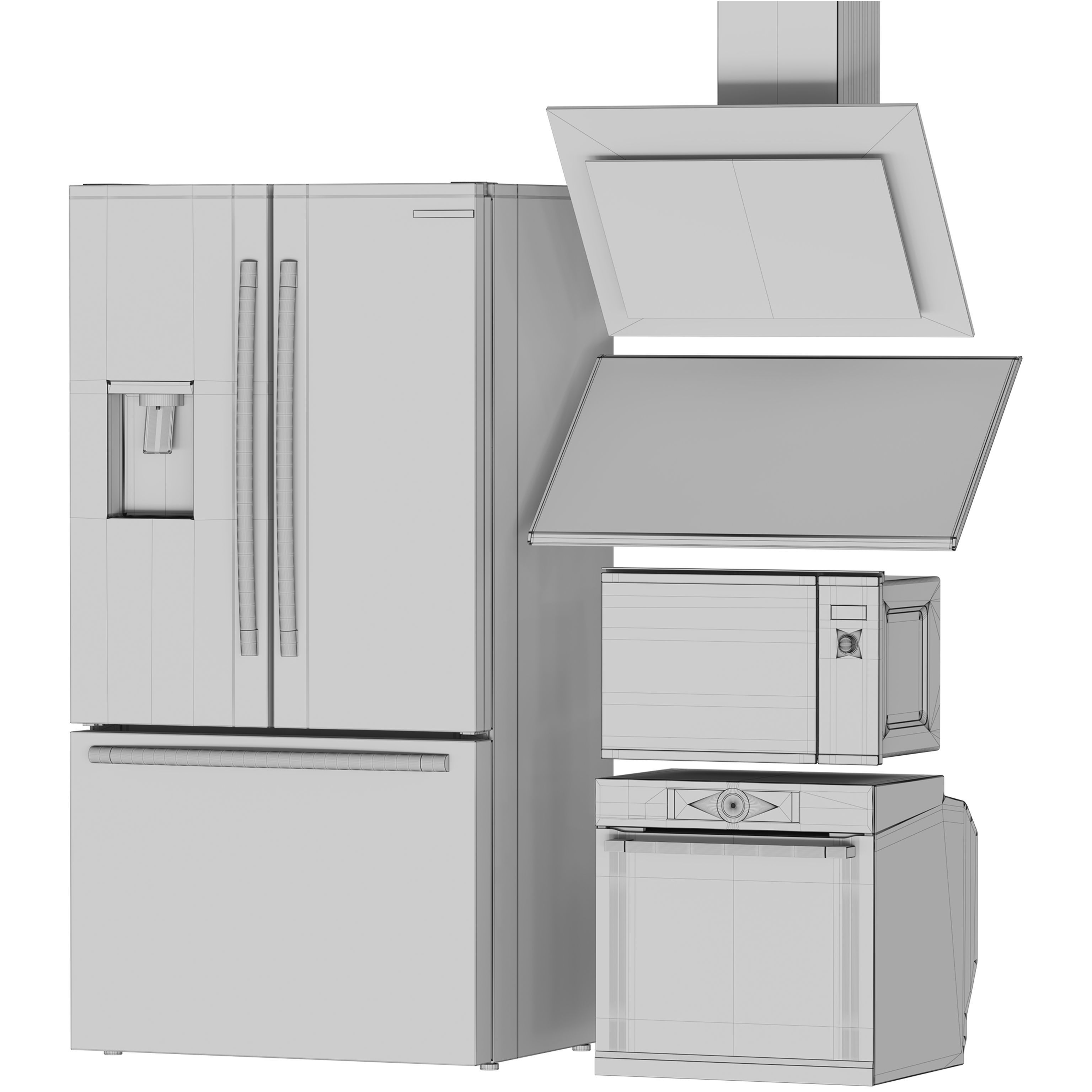 Bosch Appliance Collection 03 Low-poly 3D model_7