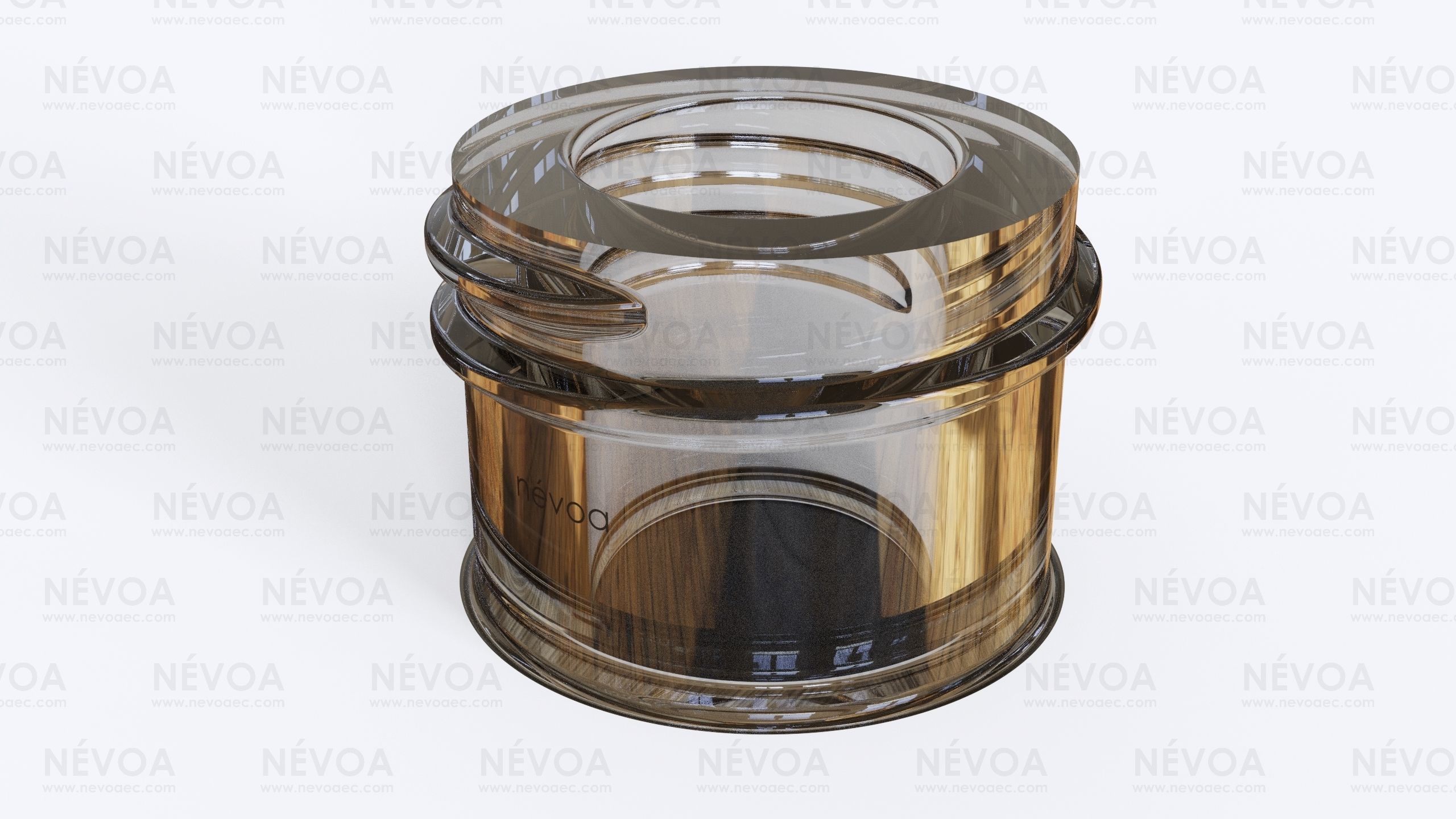 Neck finish - SP 410 - 24 - L - voluntary standard 3D model_1