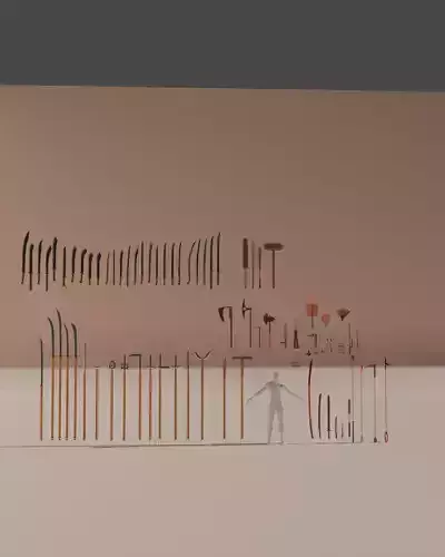 Japanese and Chinese Weapon Pack