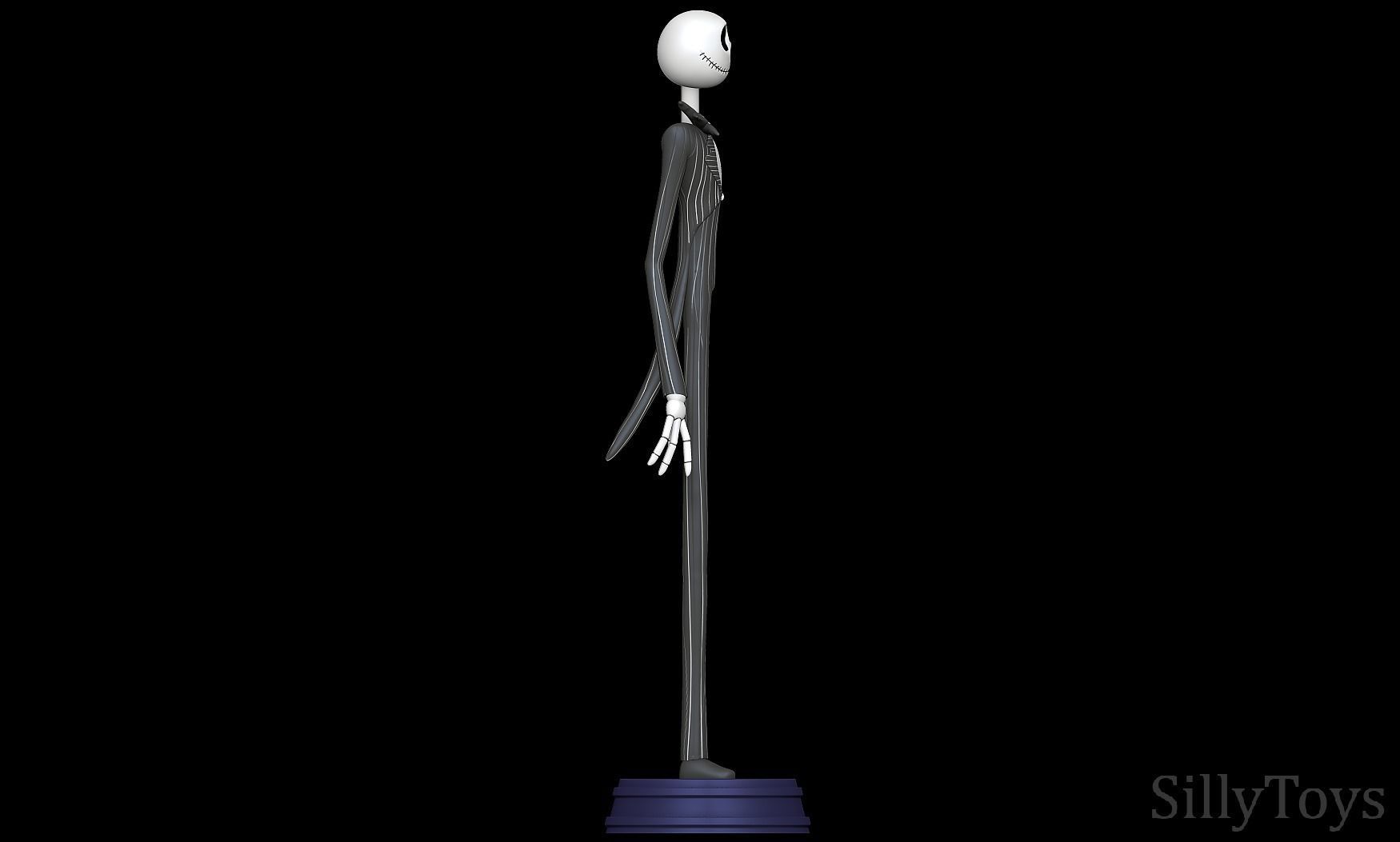 Jack Skellington - The Nightmare Before Christmas 3D print model_4