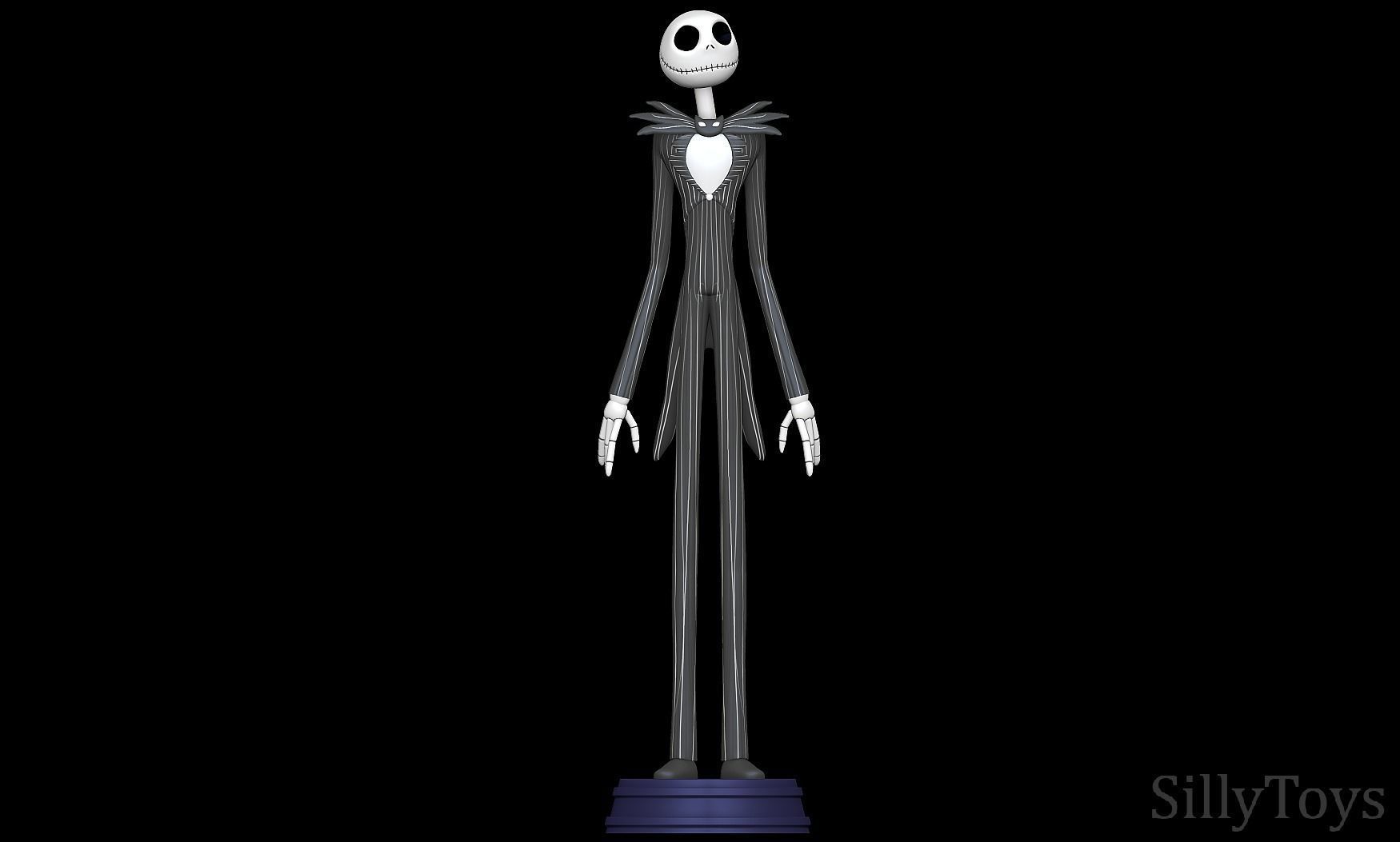 Jack Skellington - The Nightmare Before Christmas 3D print model_2