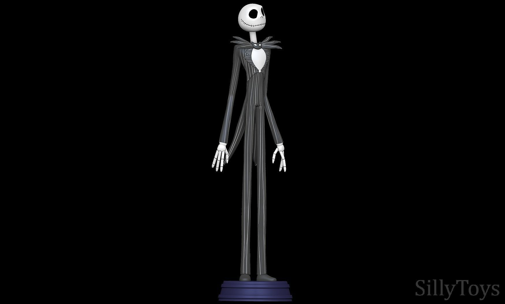 Jack Skellington - The Nightmare Before Christmas 3D print model_3
