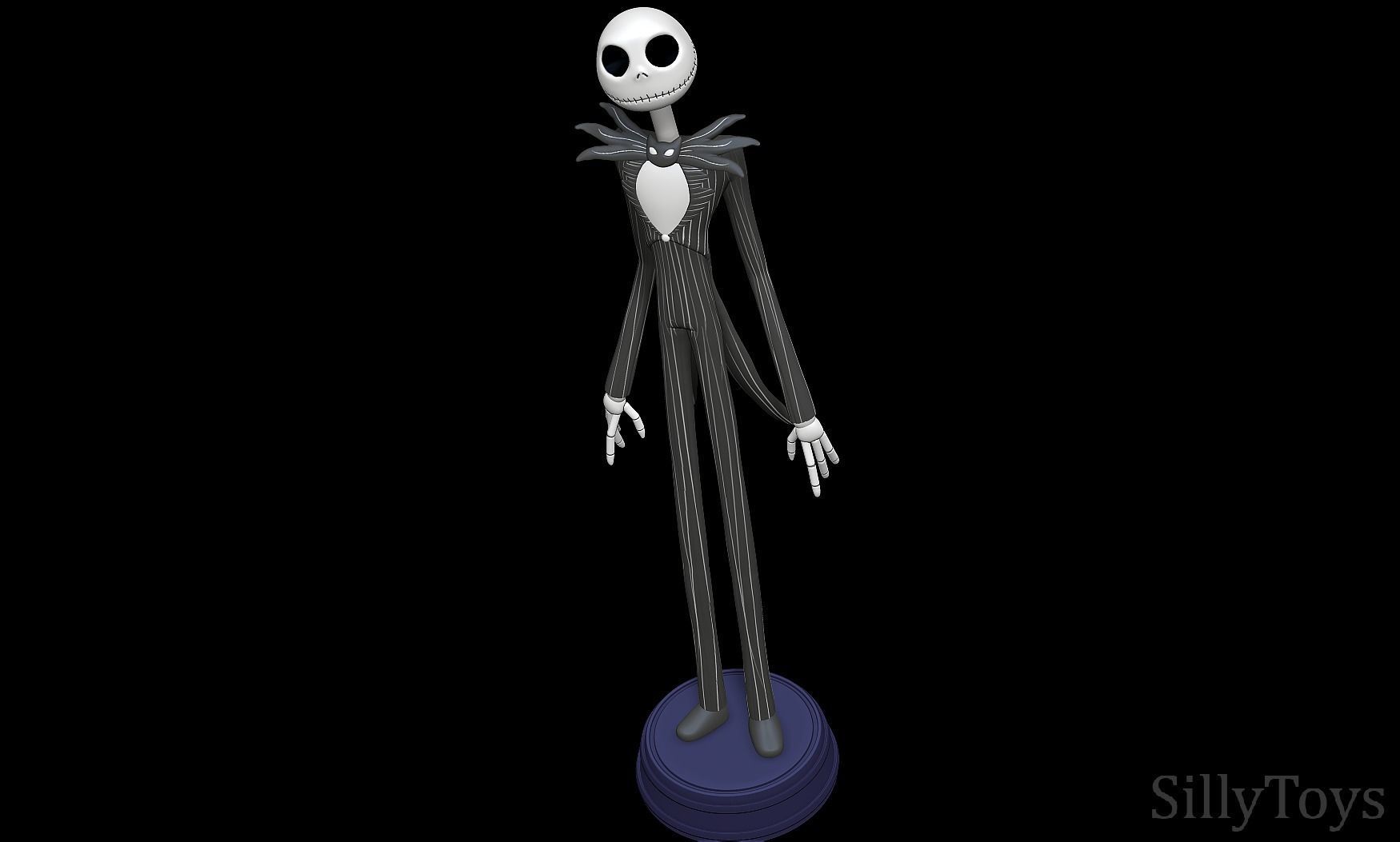 Jack Skellington - The Nightmare Before Christmas 3D print model_7