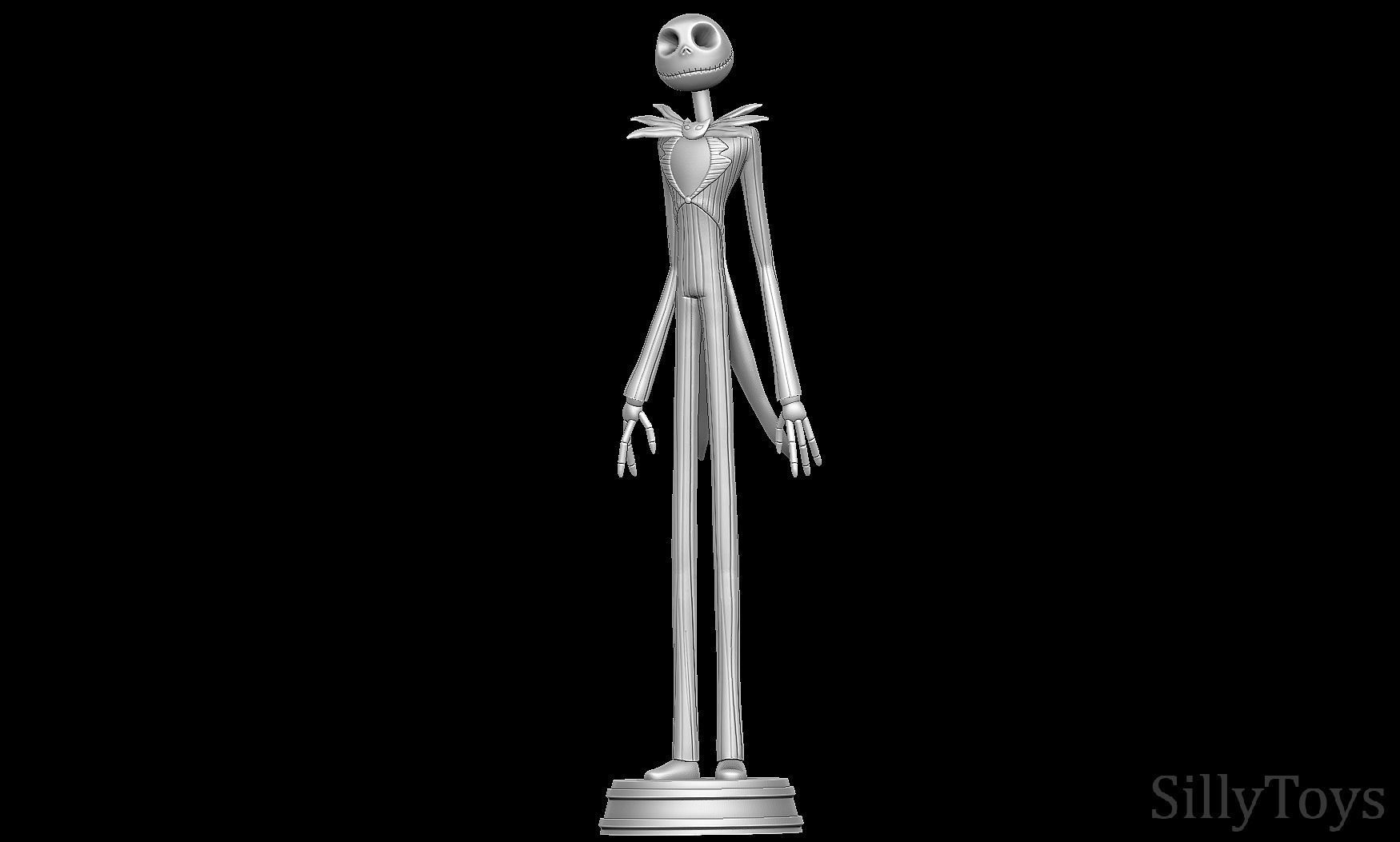Jack Skellington - The Nightmare Before Christmas 3D print model_8
