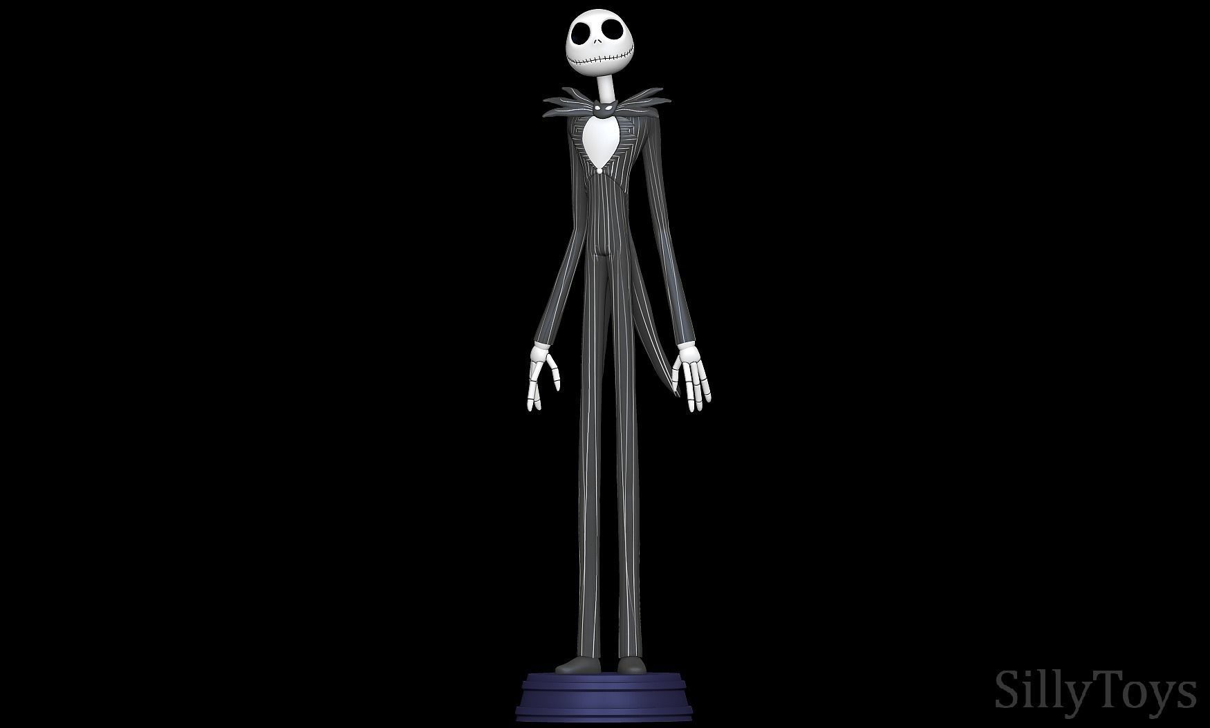 Jack Skellington - The Nightmare Before Christmas 3D print model_1