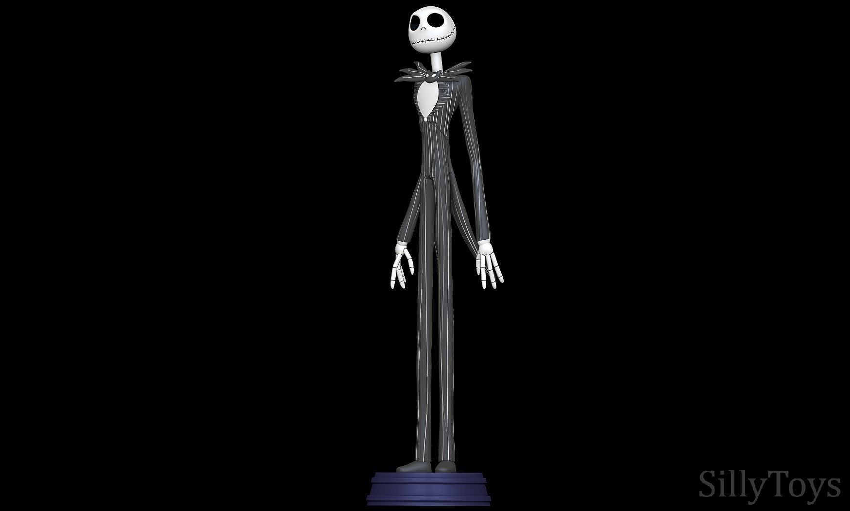 Jack Skellington - The Nightmare Before Christmas 3D print model_6