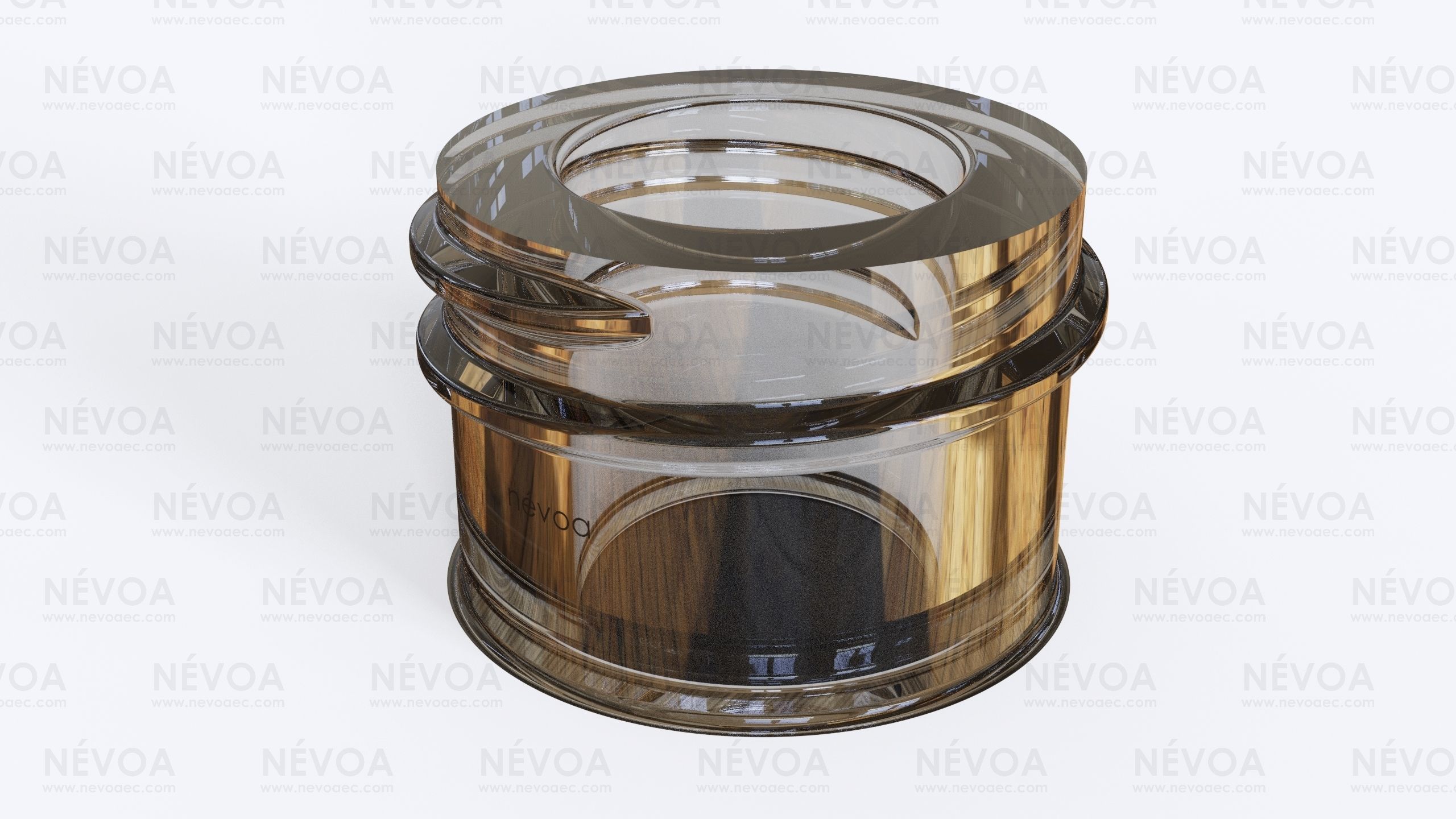 Neck finish - SP 410 - 28 - L - voluntary standard 3D model_1