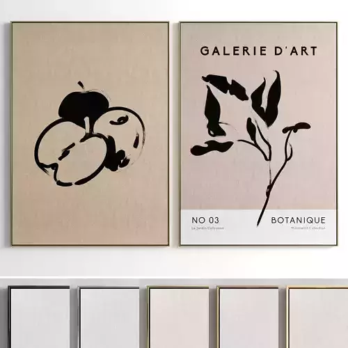 Photo Frame 252 Low-poly 3D model