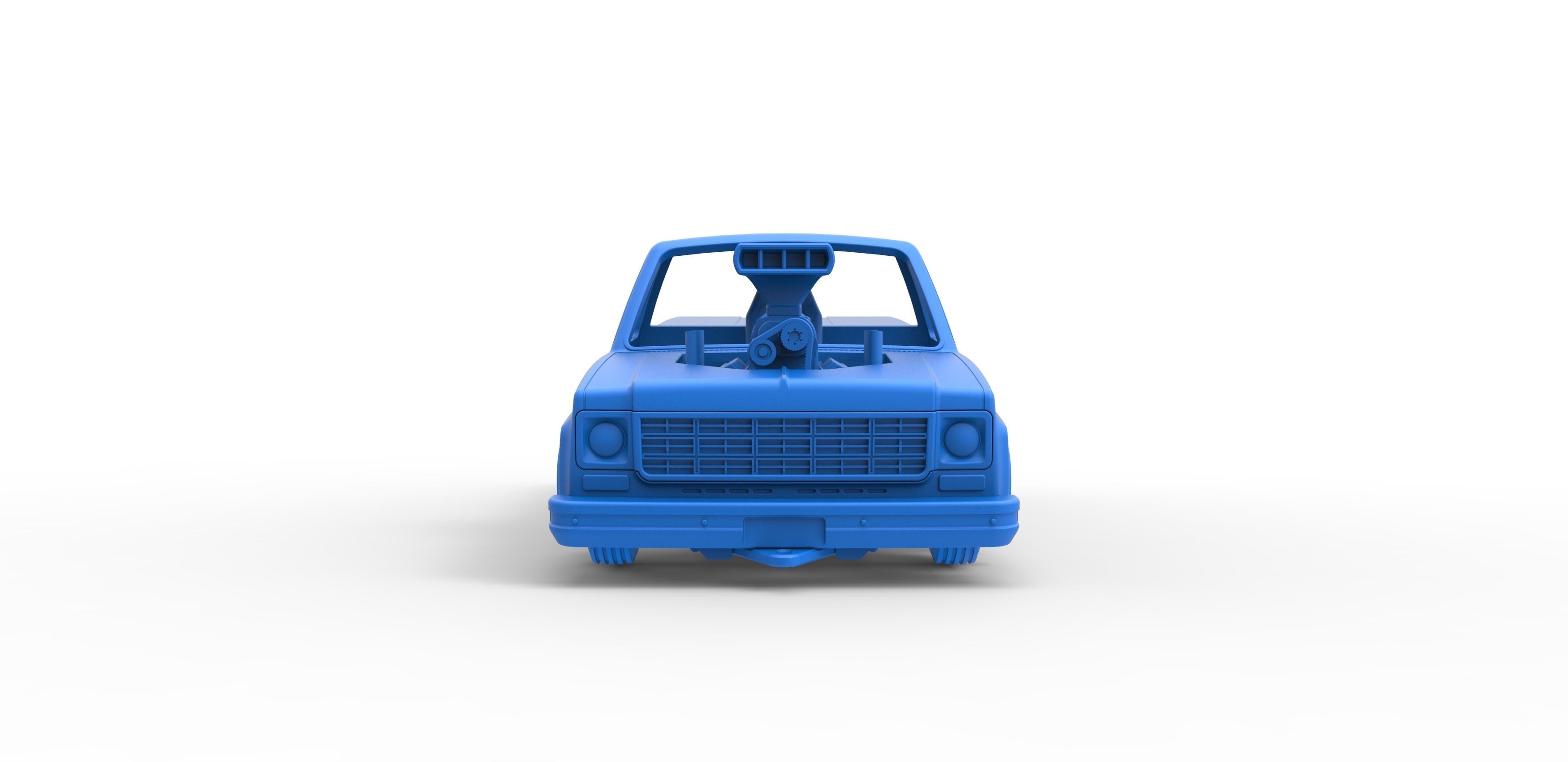 Pulling truck 2wd Scale 1 to 25 3D print model_22