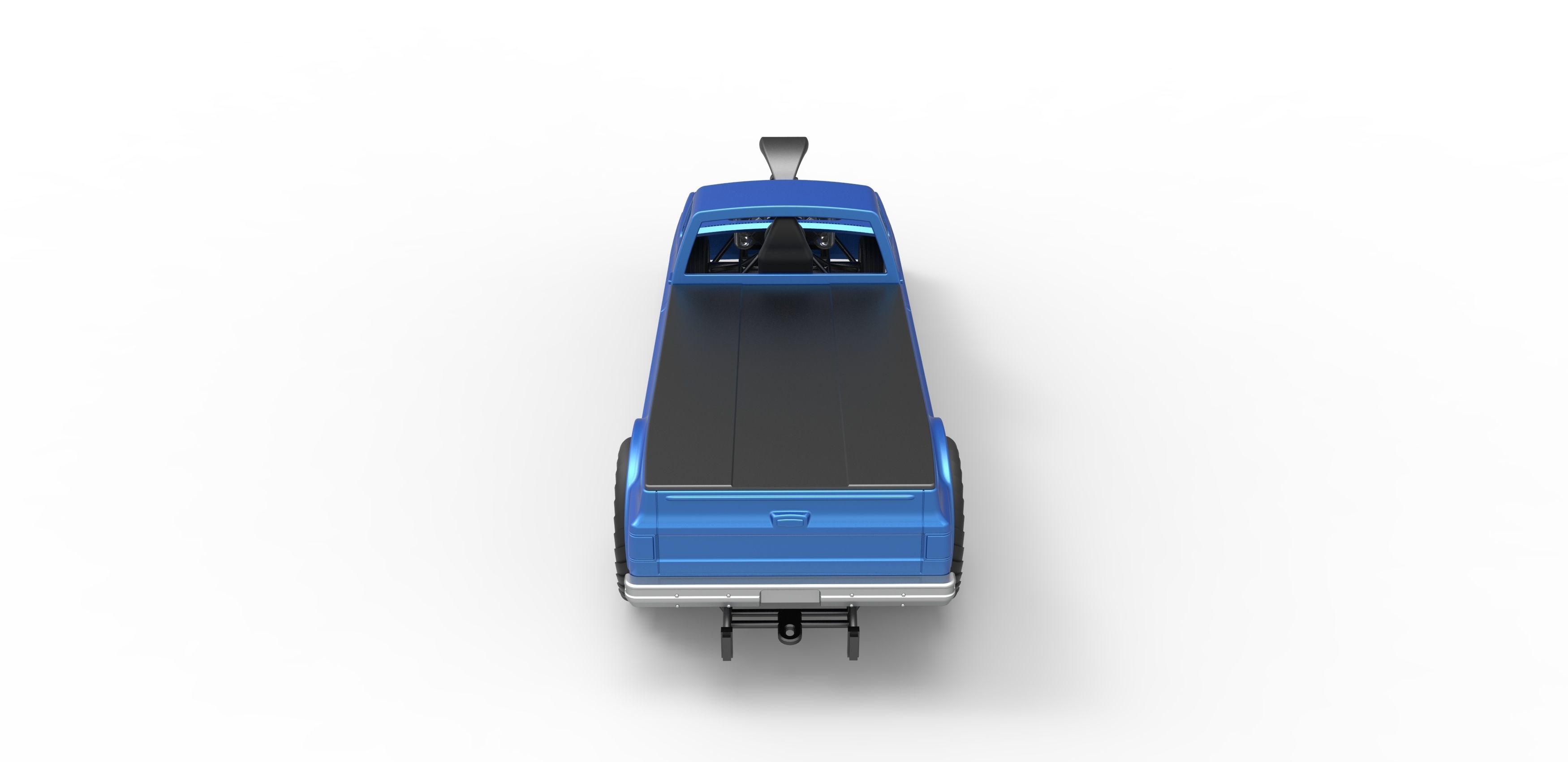 Pulling truck 2wd Scale 1 to 25 3D print model_14