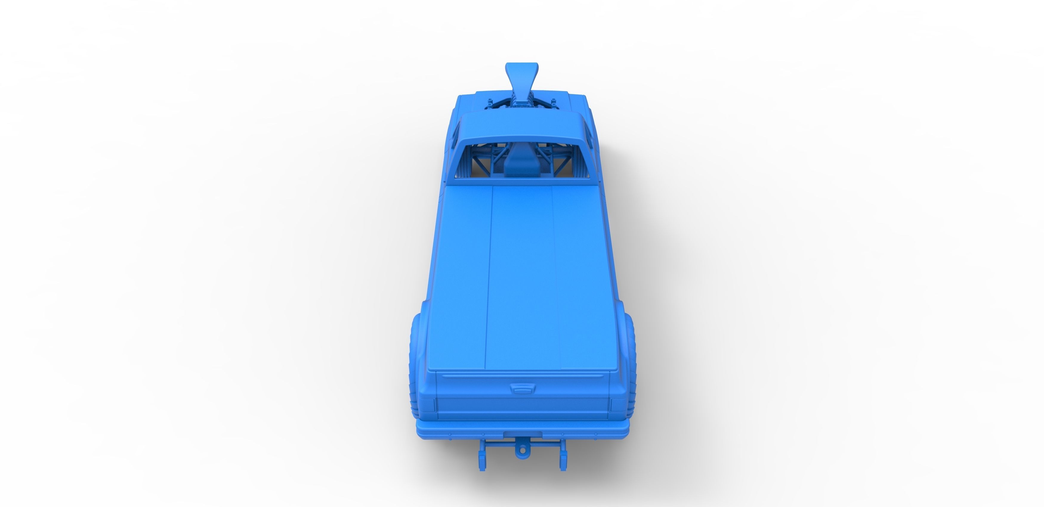 Pulling truck 2wd Scale 1 to 25 3D print model_28