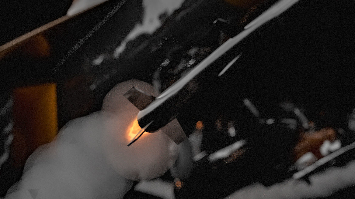 f18 black and gold rigged with procedural textures 3D model_3