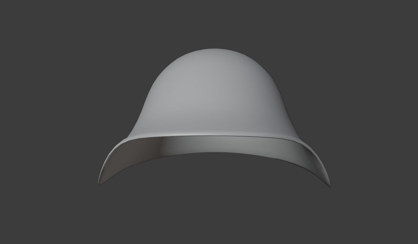 Swiss and Argentine M18 Helmet Low-poly 3D model_1
